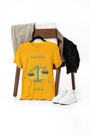 Libra || Classic T-shirt: Premium Soft Cotton, Double-Stitched